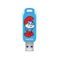 Pen Drive SanDisk Smurfs USB 3.2 Gen 1 64GB Azul SDCZIS128GG46 Pen Drive SanDisk Smurfs USB 3.2 Gen 1 64GB Azul SDCZIS128GG46