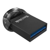 Pen Drive Sandisk Ultra Fit SDCZ430-128G-G46 - 128GB - 130MB/s - Preto