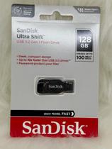 Pen Drive SanDisk Ultra Shift, 128GB, USB 3.2 - SDCZ410-128G-