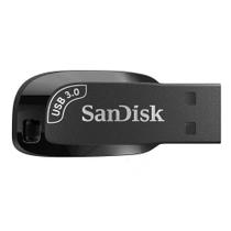 Pen drive sandisk ultra shift 256gb usb 3.2 preto - sdcz410-256g-g46