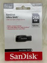 Pen Drive SanDisk Ultra Shift, 256GB, USB 3.2 - SDCZ410-256G-G46