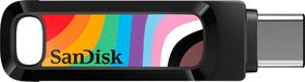 Pen Drive SanDisk - Unidade flash Ultra Dual Go Rainbow Pride Edition 128 GB USB tipo A/USB tipo C - Rainbow-SDDDC3-128G-GRNBW Pen Drive SanDisk - Unidade flash Ultra Dual Go Rainbow Pride Edition 128 GB USB tipo A/USB tipo C - Rainbow-SDDDC3-128G-GRNBW
