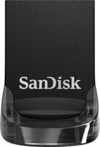 Pen Drive SanDisk - Unidade flash USB 3.1 Ultra Fit de 128 GB - Preto-SDCZ430-128G-A46 Pen Drive SanDisk - Unidade flash USB 3.1 Ultra Fit de 128 GB - Preto-SDCZ430-128G-A46