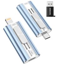 Pen Drive SCICNCE 512 GB USB-C e Lightning com Interface Dupla