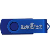 Pen Drive Sobraltech 8Gb Flash Usb 2.0 Acabamento Em Metal