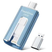 Pen Drive SUDEHO 256GB 3 em 1 Type-C iPhone iPad Pen Drive SUDEHO 256GB 3 em 1 Type-C iPhone iPad