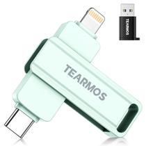 Pen Drive TEARMOS 256GB 3 em 1 USB-C iPhone Android Pen Drive TEARMOS 256GB 3 em 1 USB-C iPhone Android