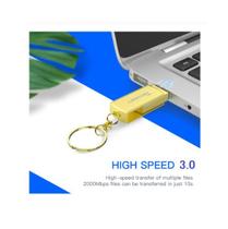 Pen Drive Tradicional 128gb Chaveiro Usb 3.0 Original