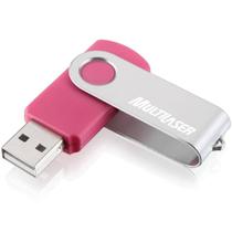 Pen Drive Twist 16gb Usb 2.0 Rosa Pd688 Multilaser