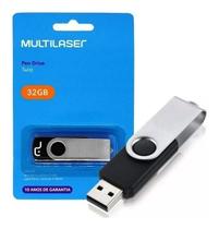 Pen Drive Twist 32Gb PD589 Usb 2.0 Original Multilaser