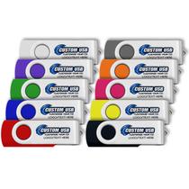 Pen drive USB 2.0 ABLAZE 2 GB personalizado, pacote com 100 unidades