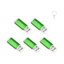 Pen Drive USB 2.0 - Kit com 5 Unidades (4GB, 16GB, 32GB, 64GB e 128GB)