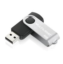 Pen Drive USB 2.0 - Twist - 8 GB - Multilaser