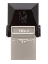 Pen Drive USB 3.0 16GB microDuo OTG DataTraveler Kingston Pen Drive USB 3.0 16GB microDuo OTG DataTraveler Kingston