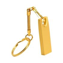 Pen Drive USB À Prova d'Água Prata 64GB 32GB 16GB 8GB 4GB Memória Stick Presente