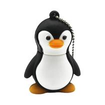Pen Drive USB De 128GB Com Animais Em Desenho Animado, Pinguim, Pato, Gato Preto, Pendrive De 32GB,