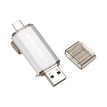 Pen Drive USB JASTER OTG Tipo C 2 Em 1 Micro USB 128GB 64GB 32GB 16GB 8GB 4GB