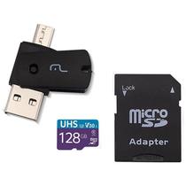 Pen Drive USB KIT 3 em 1 128G Micro SD/ADAPT