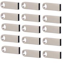 Pen Drive USB lcwamy 16GB Mini de Metal - Pacote com 100