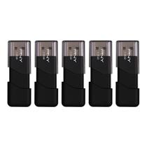 Pen Drive USB PNY Attaché 3 128GB - 2.0 - Preto (Pacote com 5 Unidades)