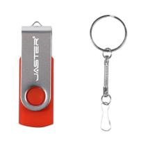 Pen Drive USB Rotativo Colorido - 8GB a 128GB - Com Clip