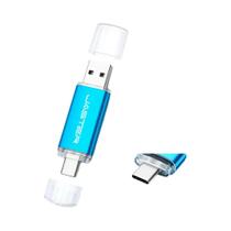 Pen Drive USB Tipo C 2 Em 1 De Alta Velocidade Em Metal 128GB 64GB 32GB 4GB 8GB 16GB Para