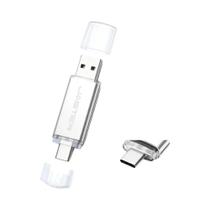 Pen Drive USB Tipo C 2 Em 1 De Alta Velocidade Em Metal 128GB 64GB 32GB 4GB 8GB 16GB Para