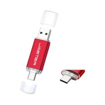 Pen Drive USB Tipo C 2 Em 1 De Alta Velocidade Em Metal 128GB 64GB 32GB 4GB 8GB 16GB Para