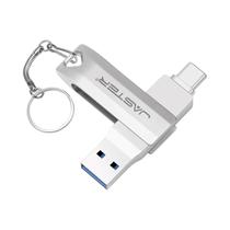 Pen Drive USB Tipo C De Alta Velocidade 3.0 16GB 32GB 64GB 128GB 256GB Para Celular E PC