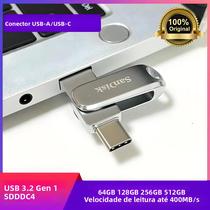 Pen Drive USB Tipo-C SanDisk Ultra Dual Drive Luxe 32GB 64GB 128GB 256GB 512GB Metal OTG USB3.2 Gen Pen Drive USB Tipo-C SanDisk Ultra Dual Drive Luxe 32GB 64GB 128GB 256GB 512GB Metal OTG USB3.2 Gen