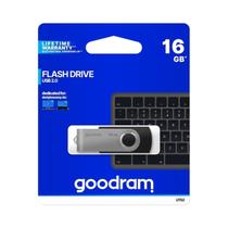 Pen Drive UTS2 Preto USB 2.0 16GB GOODRAM Pen Drive UTS2 Preto USB 2.0 16GB GOODRAM