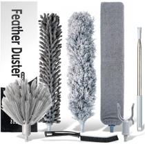 Pena de microfibra Duster E&A ESSENTIALS com poste de extensão Pena de microfibra Duster E&A ESSENTIALS com poste de extensão