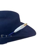 Pena para Chapéu country Branca Média Premium Ponteira Pena para Chapéu country Branca Média Premium Ponteira