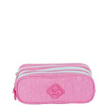 Penal Sestini 3 divisórias crinkle double pink Penal Sestini 3 divisórias crinkle double pink