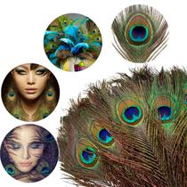 Penas De Pavão Para Artesanato E Decoração 25-30 cm 10 Pçs naturais reais olho Penas De Pavão Para Artesanato E Decoração 25-30 cm 10 Pçs naturais reais olho