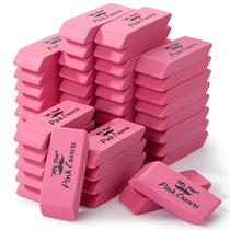 Pencil Eraser Mr. Pen Pink, pacote com 48 unidades para escola e escritório Pencil Eraser Mr. Pen Pink, pacote com 48 unidades para escola e escritório