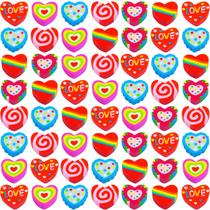 Pencil Top Erasers BHUCUTU Valentine Day Party Favor 300 unidades Pencil Top Erasers BHUCUTU Valentine Day Party Favor 300 unidades