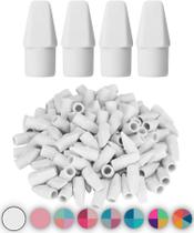 Pencil Top Erasers Mr. Pen White 120 unidades sem látex Pencil Top Erasers Mr. Pen White 120 unidades sem látex