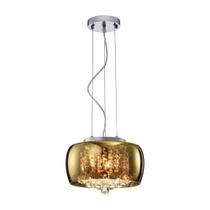 Pend Plafon Soho A18,5 x d28 3 x g9 Transparente e Cromado - Bella Iluminação Pend Plafon Soho A18,5 x d28 3 x g9 Transparente e Cromado - Bella Iluminação