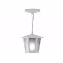 Pendent colonial iluminação aço fosfotizado branco (l-1-c) ideal