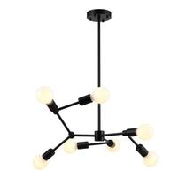 Pendente 123x75cm 7xE27 280W Leblon RM002B Bella Iluminação