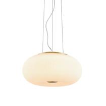 Pendente 1XLED 24W Roma Brera Iluminação Dourado/Branco