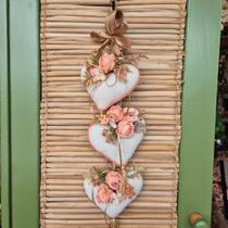 Pendente 3 Corações de Amor 63x17 Pendente 3 Corações de Amor 63x17