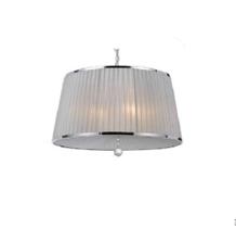 Pendente 3 Lamp. E27 - Cromado E Branco