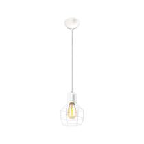Pendente Adhara, 1x, Soquete E27, Aço, Branco Fosco, Avant