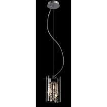 Pendente Agora Metal Cromado E Cristal Mantra 2564 Pendente Agora Metal Cromado E Cristal Mantra 2564