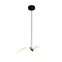 Pendente Águia LED 3000K Preto Com Dourado Moderno TPD-166 Pendente Águia LED 3000K Preto Com Dourado Moderno TPD-166