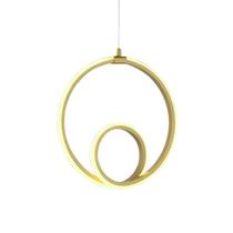 Pendente Aliança Redondo Worm Gold Led 3200K 17W Moderno Pendente Aliança Redondo Worm Gold Led 3200K 17W Moderno