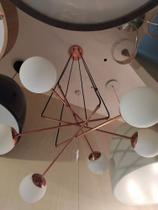 Pendente alumínio cobreado