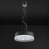 Pendente Alumínio Cristal 6 Luzes LED 3W